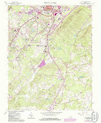 City Farm Virginia Historical topographic map, 1:24000 scale, 7.5 X 7.5 Minute, Year 1963