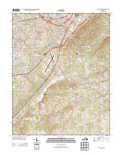 City Farm Virginia Historical topographic map, 1:24000 scale, 7.5 X 7.5 Minute, Year 2013