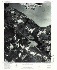 Claremont Virginia Historical topographic map, 1:24000 scale, 7.5 X 7.5 Minute, Year 1978