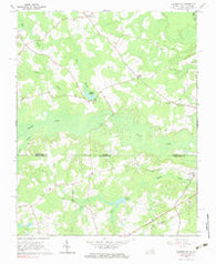 Claresville Virginia Historical topographic map, 1:24000 scale, 7.5 X 7.5 Minute, Year 1966