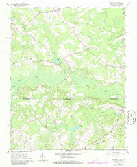 Claresville Virginia Historical topographic map, 1:24000 scale, 7.5 X 7.5 Minute, Year 1966