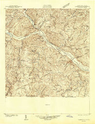 Clarksville Virginia Historical topographic map, 1:48000 scale, 15 X 15 Minute, Year 1941