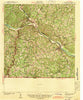 Clarksville Virginia Historical topographic map, 1:62500 scale, 15 X 15 Minute, Year 1943
