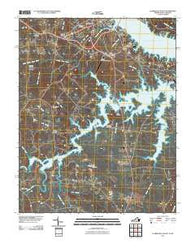 Clarksville South Virginia Historical topographic map, 1:24000 scale, 7.5 X 7.5 Minute, Year 2011