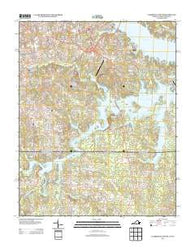 Clarksville South Virginia Historical topographic map, 1:24000 scale, 7.5 X 7.5 Minute, Year 2013