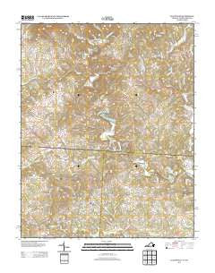 Claudville Virginia Historical topographic map, 1:24000 scale, 7.5 X 7.5 Minute, Year 2013