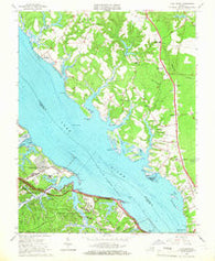 Clay Bank Virginia Historical topographic map, 1:24000 scale, 7.5 X 7.5 Minute, Year 1965