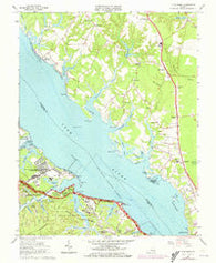 Clay Bank Virginia Historical topographic map, 1:24000 scale, 7.5 X 7.5 Minute, Year 1965