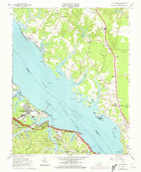 Clay Bank Virginia Historical topographic map, 1:24000 scale, 7.5 X 7.5 Minute, Year 1965