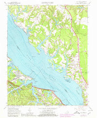 Clay Bank Virginia Historical topographic map, 1:24000 scale, 7.5 X 7.5 Minute, Year 1965