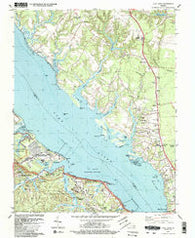 Clay Bank Virginia Historical topographic map, 1:24000 scale, 7.5 X 7.5 Minute, Year 1984