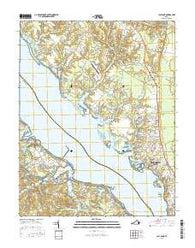 Clay Bank Virginia Current topographic map, 1:24000 scale, 7.5 X 7.5 Minute, Year 2016