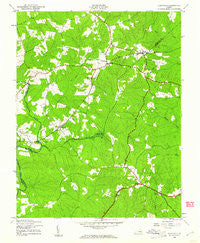 Clayville Virginia Historical topographic map, 1:24000 scale, 7.5 X 7.5 Minute, Year 1943