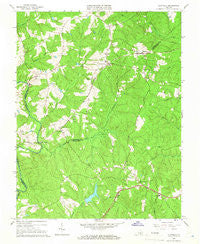 Clayville Virginia Historical topographic map, 1:24000 scale, 7.5 X 7.5 Minute, Year 1964