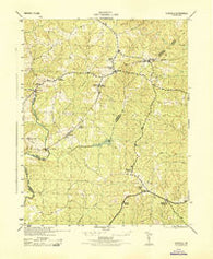 Clayville Virginia Historical topographic map, 1:31680 scale, 7.5 X 7.5 Minute, Year 1944