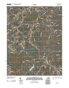 Clayville Virginia Historical topographic map, 1:24000 scale, 7.5 X 7.5 Minute, Year 2010