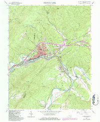 Clifton Forge Virginia Historical topographic map, 1:24000 scale, 7.5 X 7.5 Minute, Year 1962