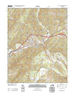 Clifton Forge Virginia Historical topographic map, 1:24000 scale, 7.5 X 7.5 Minute, Year 2013