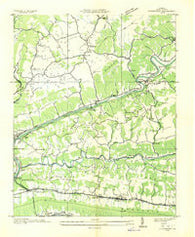Clinchport Virginia Historical topographic map, 1:24000 scale, 7.5 X 7.5 Minute, Year 1935