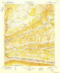 Clinchport Virginia Historical topographic map, 1:24000 scale, 7.5 X 7.5 Minute, Year 1950