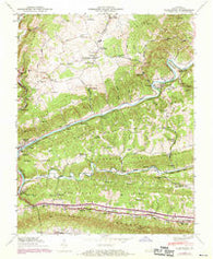 Clinchport Virginia Historical topographic map, 1:24000 scale, 7.5 X 7.5 Minute, Year 1947