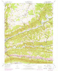 Clinchport Virginia Historical topographic map, 1:24000 scale, 7.5 X 7.5 Minute, Year 1947