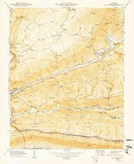 Clinchport Virginia Historical topographic map, 1:24000 scale, 7.5 X 7.5 Minute, Year 1950