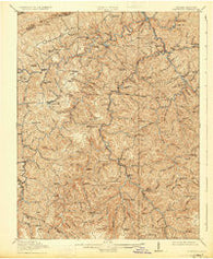 Clintwood Virginia Historical topographic map, 1:62500 scale, 15 X 15 Minute, Year 1915