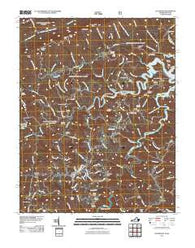 Clintwood Virginia Historical topographic map, 1:24000 scale, 7.5 X 7.5 Minute, Year 2011