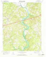Clover Virginia Historical topographic map, 1:24000 scale, 7.5 X 7.5 Minute, Year 1968