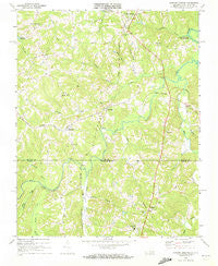Cluster Springs Virginia Historical topographic map, 1:24000 scale, 7.5 X 7.5 Minute, Year 1968