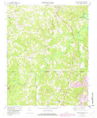 Cluster Springs Virginia Historical topographic map, 1:24000 scale, 7.5 X 7.5 Minute, Year 1968