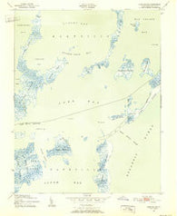 Cobb Island Virginia Historical topographic map, 1:24000 scale, 7.5 X 7.5 Minute, Year 1942
