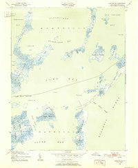 Cobb Island Virginia Historical topographic map, 1:24000 scale, 7.5 X 7.5 Minute, Year 1942