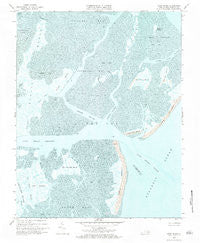 Cobb Island Virginia Historical topographic map, 1:24000 scale, 7.5 X 7.5 Minute, Year 1968