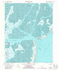 Cobb Island Virginia Historical topographic map, 1:24000 scale, 7.5 X 7.5 Minute, Year 1968