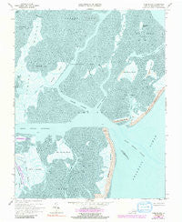 Cobb Island Virginia Historical topographic map, 1:24000 scale, 7.5 X 7.5 Minute, Year 1968