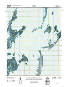 Cobb Island Virginia Historical topographic map, 1:24000 scale, 7.5 X 7.5 Minute, Year 2011