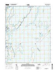 Cobb Island Virginia Current topographic map, 1:24000 scale, 7.5 X 7.5 Minute, Year 2016