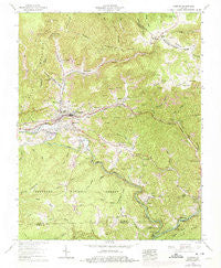 Coeburn Virginia Historical topographic map, 1:24000 scale, 7.5 X 7.5 Minute, Year 1957
