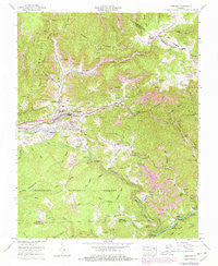 Coeburn Virginia Historical topographic map, 1:24000 scale, 7.5 X 7.5 Minute, Year 1957