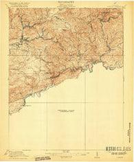 Coeburn Virginia Historical topographic map, 1:62500 scale, 15 X 15 Minute, Year 1920