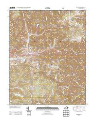 Coeburn Virginia Historical topographic map, 1:24000 scale, 7.5 X 7.5 Minute, Year 2013