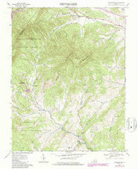 Collierstown Virginia Historical topographic map, 1:24000 scale, 7.5 X 7.5 Minute, Year 1967