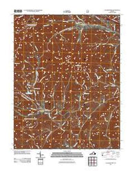 Collierstown Virginia Historical topographic map, 1:24000 scale, 7.5 X 7.5 Minute, Year 2011