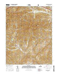 Collierstown Virginia Current topographic map, 1:24000 scale, 7.5 X 7.5 Minute, Year 2016