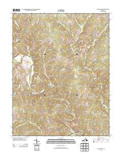 Columbia Virginia Historical topographic map, 1:24000 scale, 7.5 X 7.5 Minute, Year 2013