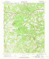 Concord Virginia Historical topographic map, 1:24000 scale, 7.5 X 7.5 Minute, Year 1968
