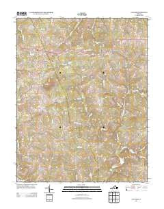 Concord Virginia Historical topographic map, 1:24000 scale, 7.5 X 7.5 Minute, Year 2013