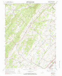 Conicville Virginia Historical topographic map, 1:24000 scale, 7.5 X 7.5 Minute, Year 1966